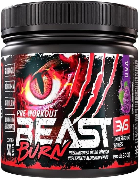 3VS-Nutrition-Pre-Workout-Beast-Burn-300g-–-Suplemento-Pre-Treino-Formula-Unica-com-Cafeina-Beta-Alanina-L-Carnitina-Citrulina-Morosil®-e-Curcuma-–-50-Doses-300gr-Sabor-Uva.jpg 3VS Nutrition Pré-Workout Beast Burn 300g – Suplemento Pré-Treino Fórmula Única com Cafeína, Beta Alanina, L-Carnitina, Citrulina, Morosil® e Cúrcuma – 50 Doses 300gr Sabor Uva - Imagem 1
