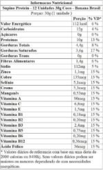 Banana Brasil Display Barra De Proteínas Coco Com Cobertura De Chocolate Branco Caixa Com 12 Unidades De 30G - Imagem 2