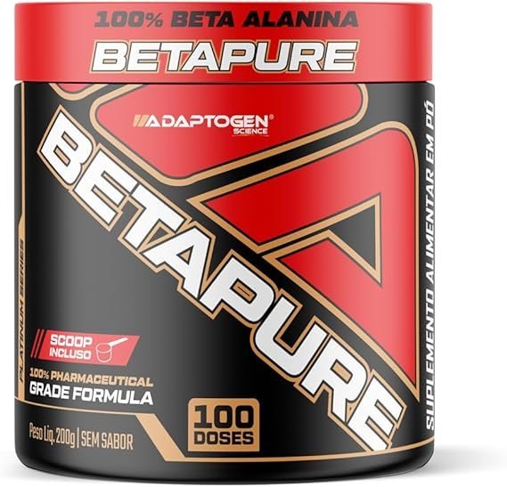 Beta-Alanina-Beta-Pure-200g-Adaptogen.jpg Beta Alanina Beta Pure 200g Adaptogen - Imagem 1