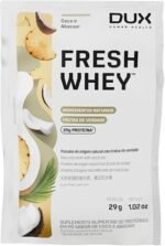 Fresh Whey Protein - Abacaxi e Coco Sachê 29g - 20g de Proteínas por Porção - Suplementos Naturais, Suplementação Treino Academia, Ganho Muscular Hipertrofia - DUX HUMAN HEALTH