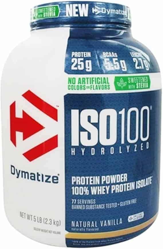 ISO-100-100-Hidrolyzed-Stevia-23kg-Sabor-Natural-Baunilha-Dymatize-Nutrition.jpg ISO 100 - 100% Hidrolyzed Stevia (2,3kg) - Sabor Natural Baunilha, Dymatize Nutrition - Imagem 1