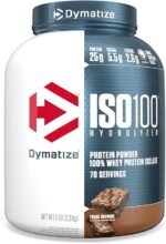 Iso 100 Whey Protein Isolado - 2300g Fudge Brownie, Dymatize