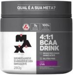 Max Titanium Bcaa 4: 1: 1 - 280G Drink Uva -