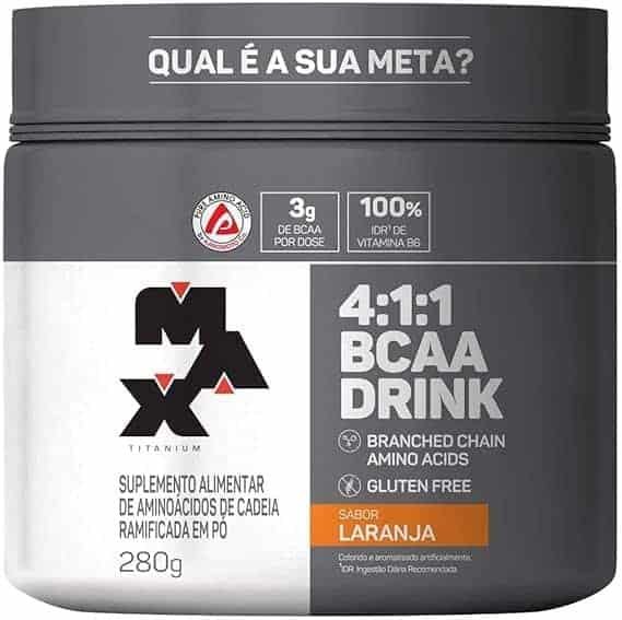 Max-Titanium-Bcaa-Drink-280G-Sabor-Laranja.jpg Max Titanium 4:1:1 Bcaa Drink (280G) - Sabor Laranja - Imagem 1