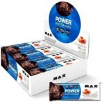 Max Titanium Power Protein Bar (8 Unid - 90G) - Sabor Milk Caramel