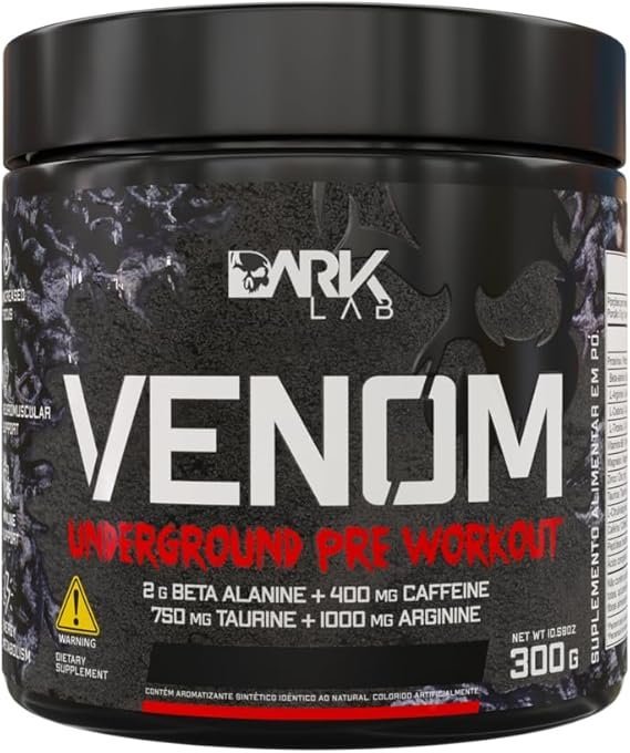 Pre-Treino-Venom-Underground-Dark-Lab-300g-Limao-Estimulo-Fisico-e-Mental.jpg Pré-Treino Venom Underground Dark Lab 300g, Limão, Estímulo Físico e Mental - Imagem 1