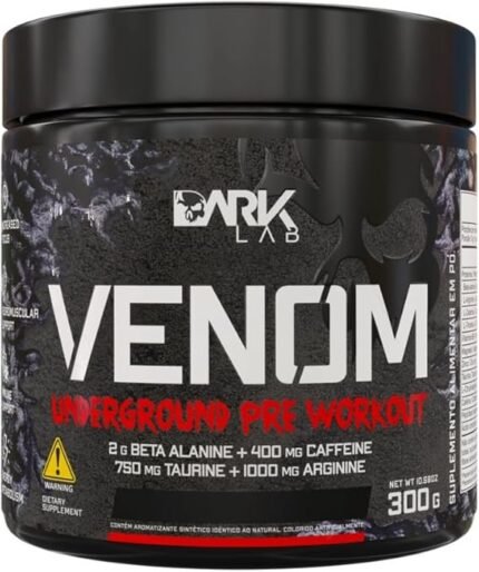 Pré-Workout Venom Underground Pré-Treino 300G Frutas Vermelhas Dark Lab