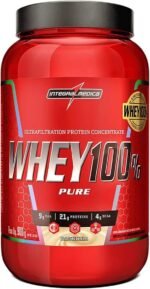 Proteína Concentrada IntegralmedicaWhey 100% Pure Baunilha 900g Pote