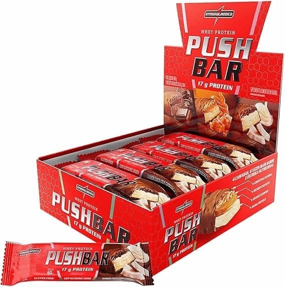 Push-Bar-Protein-8-Unidades-60G-Coco-Integralmedica-Integral-Medica.jpg Push Bar Protein - 8 Unidades 60G Coco - Integralmédica, Integral Médica - Imagem 1