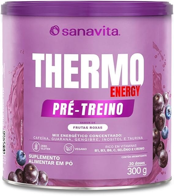 Sanavita-Termogenico-Thermo-Energy-Suplemento-Energetico-Frutas-Roxas-300g.jpg Sanavita Termogênico Thermo Energy - Suplemento Energético - Frutas Roxas - 300g - Imagem 1
