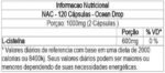 Suplemento Alimentar em Capsulas NAC de N-Acetil L-Cisteina 120 Capsulas de 500mg Ocean Drop - Imagem 2