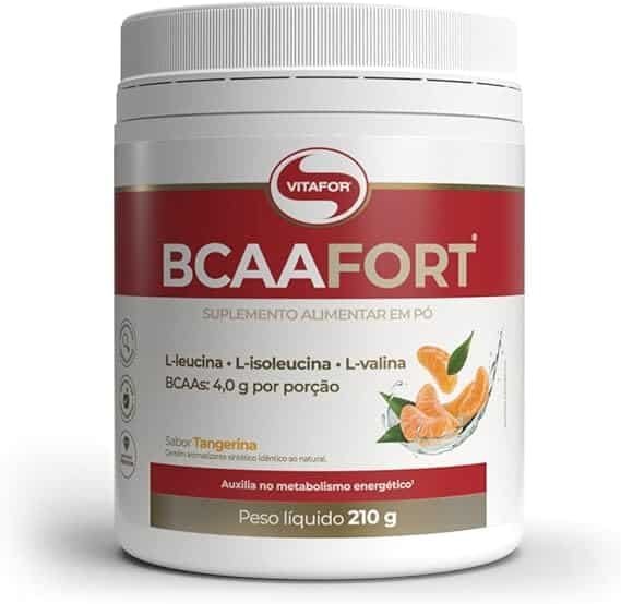 Vitafor-BCAA-Fort-210g-Tangerina.jpg Vitafor - BCAA Fort - 210g - Tangerina - Imagem 1