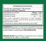Vitamina D3 + K2 Longa Duração: 4 Meses Uso, 2000UI D3, 149mcg Vitamina K2 MK-7, 120 Cápsulas, Fortalvit - Imagem 2