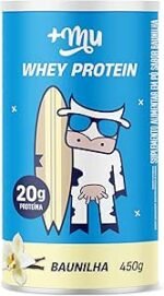 '+Mu Pote Whey Concentrado Sabor Baunilha 20g Proteína - 450g